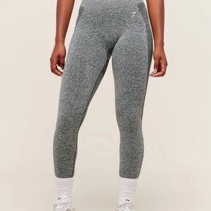 GYMSHARK FLEX HIGH WAISTED LEGGINGS SIZE XS DARK GRAY